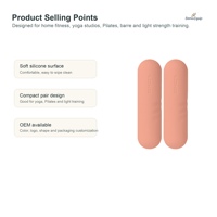 Ensemble d'haltères en silicone multifonctionnel, haltères portables légers texturés antidérapants pour l'entraînement à domicile, la salle de sport et le yoga