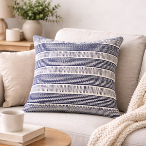 Housse de coussin décorative en coton rayé moderne, taie d'oreiller pour canapé, salon, chambre à coucher, maison, disponible pour une livraison mondiale - Product Image 2