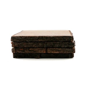 Sous-verres carrés en bois de style zen asiatique avec logo personnalisé, ensemble de sous-verres personnalisés, cadeaux promotionnels écologiques de la marque MK, mariages, 33 cm, 8 mm - Product Image 4