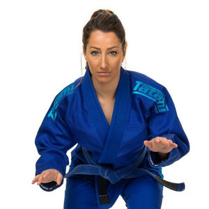 Kimono de Judo Unisex Premium, Uniforme de Poliéster/Algodón con Tejido Perlado, Reforzado, Duradero, Ligero, Personalizable, 280g, Profesional - Product Image 3
