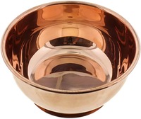 Robuste 100% Massivkupfer Vintage Rührschüssel 7 Zoll Handgefertigtes Kupfergeschirr für Küche, Backen, Salat & Eierschlagen