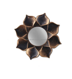 Espejo de hoja dorada, decoración moderna para el hogar y la pared, acabado de moda para decoración de pared de sala de estar, espejos montados completamente de Metal - Product Image 6