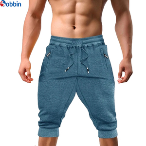Pantalones Capri para Hombre, Pantalones Deportivos 3/4, Transpirables, por Debajo de la Rodilla, para Deportes al Aire Libre, Gimnasio, Fitness, con Bolsillos con Cremallera - Product Image 4