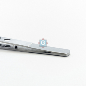Forceps Kelman McPherson à mâchoires angulées de 8 mm, instrument chirurgical en acier inoxydable, outil ophtalmique manuel, certifié CE - Product Image 6