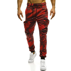 กางเกงคาร์โก้ผ้าฝ้ายคุณภาพพรีเมียมสำหรับผู้ชาย น้ำหนักเบา หลายกระเป๋า สวมใส่สบาย เป็นมิตรกับสิ่งแวดล้อม แห้งเร็ว รับทำโลโก้และแบรนด์ส่วนตัว - Product Image 1