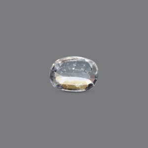 Natural Oval Brilliant Cut White Zircon 4.4 Carat Loose Gemstone for Fine Jewelry - Product Image 2