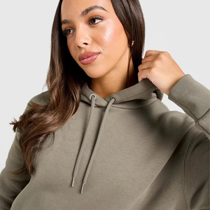 New Arrival Custom Women's Solid Color Pullover Hoodie Jogger <b>Pants</b> Tracksuit Set Stylish Ladies Casual Sportswear Wholesale OEM - Product Image 5