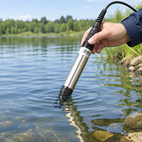 Sonde de surveillance de la qualité de l'eau industrielle ORP à électrode en platine 1999-1999mV IP68 RS485 MODBUS pour le traitement des eaux usées