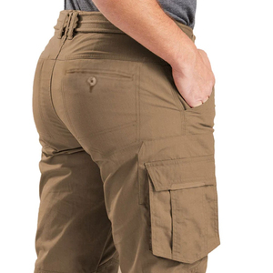 Pantalon cargo tissé pour homme en toile de haute qualité, vente en gros, multi-poches, séchage rapide, 10 options de couleurs - Product Image 3