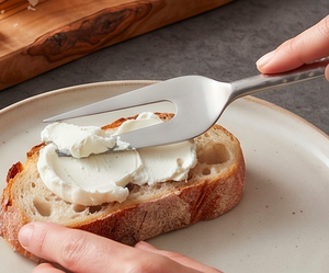 Stainless Steel <b>Cheese</b> <b>Knife</b> <b>Set</b> With Hammered Handles Four Piece Serving Tools For Kitchen Use Tableware And Dining Use - Product Image 5
