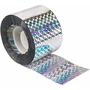 Self Adhesive Holographic BOPP Packaging Tape Rainbow Reflective Foil Decorative Tape Roll for Gift Wrapping Branding & Sealing - Product Image 2