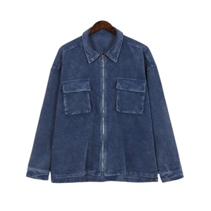 เสื้อฮู้ดซิปแบบย้อมสีพิเศษ กันลมสำหรับฤดูหนาว เป็นมิตรกับสิ่งแวดล้อม ผลิตจากผ้าฝ้ายฟลีซ 100% - Product Image 1