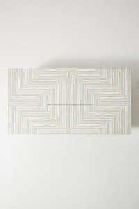 Mesas de café con incrustaciones de hueso únicas de estilo exclusivo para interiores atemporales - Product Image 3