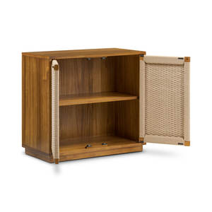 Buffet danois tissé à la main de 35 pouces, brun clair - Product Image 2