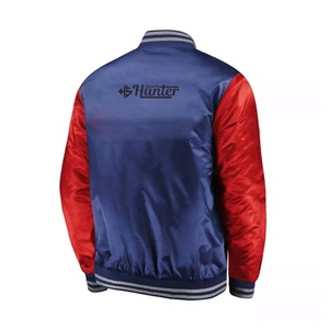 แจ็กเก็ตซาตินสำหรับผู้ชายเสื้อแจ็กเก็ตผ้าโพลีเอสเตอร์ให้ความอบอุ่นกลางแจ้งปรับแต่งสีได้แฟชั่น100% - Product Image 6