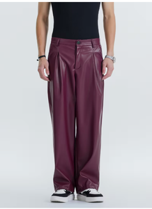 Pantalones Casuales de Hombre Spezia International, Recubiertos de PU, Anti-Pilling, Corte Recto, Bolsillos Laterales, Cintura Elástica, Pantalones Resistentes - Product Image 5