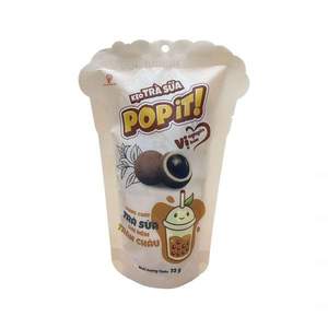 Bonbons en gros saveur thé, nouvelle formule, durée de conservation 12 mois, sachet de 36g, confiserie en forme de boule, bonbons gélifiés Popit, bonbons au lait, vente directe - Product Image 4
