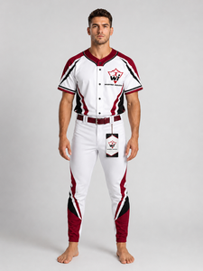 Baseball Uniform Modern <b>Athletic</b> Outfit Full Custom Team Jersey And Pants Designed For Speed Comfort Flexibility And High - Product Image 1
