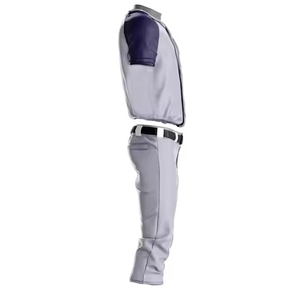 Nouvel ensemble uniforme de baseball 2026 pour équipe, respirant, anti-plis, séchage rapide, imprimé par sublimation, chemise et pantalon unis, tenue de sport - Product Image 3