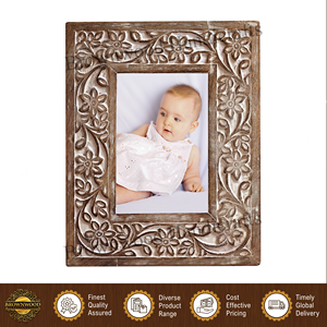 Fabricant indien de tables de bureau de conception moderne de bonne qualité et de cadres photo décoratifs muraux faits à la main en bois de manguier à bas prix - Product Image 2