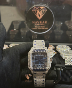 Best Quality Luxury Moissanite Diamond Watch Fully Iced Out Hip Hop <b>Wristwatch</b> for Men Fashion Jewelry Available For Sale - Product Image 3