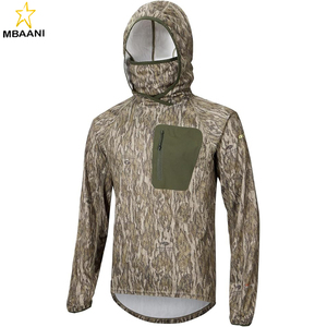 Sudadera con Capucha para Hombre, Transpirable, con Protección Solar UPF 50, para Actividades al Aire Libre, con Máscara Facial Convertible y Orificios para los Pulgares - Product Image 4