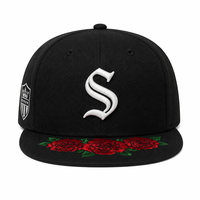 Nouvelles casquettes de baseball ajustées à visière plate avec logo brodé 3D New Era, six panneaux en sergé de coton structuré, style streetwear hip-hop pour hommes
