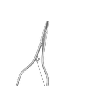 Pinzas de sujeción Boynton de 18 cm con inserto de carburo de tungsteno dorado, de acero inoxidable, para instrumentos oculares manuales, con certificación CE, para cirugía. - Product Image 3