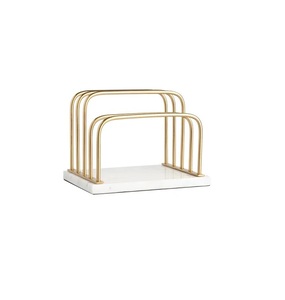 Awesome White Marble Base BookEnds for Shelves Heavy Duty Bookends for Iron Wire Heavy <b>Books</b> Library <b>School</b> Gift Purpose - Product Image 1