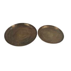 ถาดเสิร์ฟอลูมิเนียมสีดำพิมพ์ลายหรูหรา รูปทรงวงรี ปลอดภัยสำหรับเครื่องล้างจาน ผลิตในอินเดีย รับทำโลโก้ตามสั่ง - Product Image 6