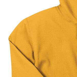 Womens Mustard <b>Gold</b> Pullover Hoodie The Trey Club Graphic Front Print <b>Number</b> 3 Drawstring Hood Kangaroo Pocket Casual Sweatshirt - Product Image 3