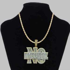 Gold Plated Moissanite Pendant <b>Necklace</b> Round Brilliant Cut Letter Charm Hip Hop Jewelry <b>Custom</b> <b>Name</b> - Product Image 2