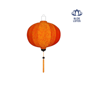 Lanterne ronde en plastique orange BLUE LOTOS NOUVELLE ARRIVÉE Décorations de l'Année Nouvelle chinoise pour adultes - Product Image 1