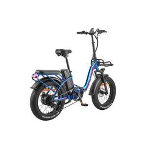 Vélo pliant F20 Max, Shimano 7 vitesses, roues en aluminium, fourche à suspension à ressort de 50 mm, phare LED, selle personnalisée - Product Image 3