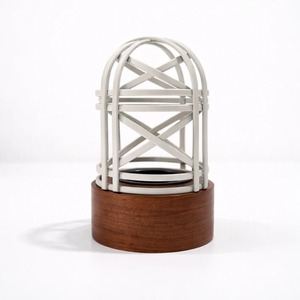 Brûleur d'encens moderne en métal et bois, écologique, style indien, support pour Oud et Bakhoor, diffuseur d'aromathérapie pour la décoration intérieure - Product Image 2