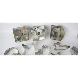 Heart Star and Flower Many Shaped Metal Cake Bake Ware Tools Round <b>Cookie</b> Cutters for Baking and Decorative Purposes Supplies - Product Image 2