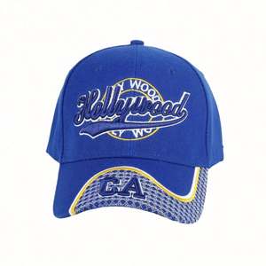 Casquette de baseball unisexe en tissu mesh à 6 panneaux pour sports de plein air et course à pied, broderie 3D, calotte rigide, 100 % polyester, boucle métallique - Product Image 3