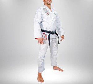 Uniformes de judo unisexes de haute qualité, logo personnalisé, polyester/coton 280g, extensible, séchage rapide, respirant, léger - Product Image 2