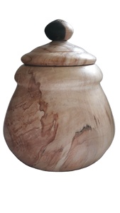 Tooth Pic <b>Holder</b> with <b>Spice</b> Spoon Wood <b>Spice</b> Grinder Coarseness Wooden Pepper Mill Black Pepper and Salt Grinder Set with Lid - Product Image 3