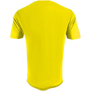 T-shirt sportif pour homme à col rond et manches raglan, coupe classique, séchage rapide, tricoté, couleur unie, manches courtes, 100 % polyester jersey - Product Image 6
