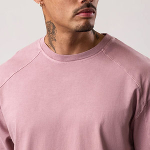 Camiseta de Manga Corta de 180 Gramos, 100% Algodón, Corte Regular, Cómoda, de Secado Rápido, con Logotipo Personalizado, Hombros Caídos - Product Image 6