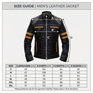 Custom Men Vintage Black Leather <b>Jacket</b> Quilted Shoulder <b>Biker</b> Moto <b>Jacket</b> Wholesale Cafe Racer Leather <b>Jacket</b> Manufacturer - Product Image 5