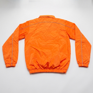 Chándal Deportivo Reflectante con Logotipo Personalizado OEM, Chándal de Poliéster y Algodón para Hombre, Chándal de Dos Piezas con Cremallera y Estampado, Chándal Cortavientos para Hombre - Product Image 3