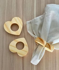 Porte-serviettes en bois fait main, support de serviettes en bois naturel, décoration rustique pour la table de cuisine et de salle à manger, pour la maison et les restaurants - Product Image 1