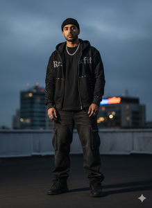 เสื้อฮู้ดซิปประดับคริสตัลแบบกำหนดเอง ผ้าเฟรนช์เทอร์รี่หนานุ่ม คุณภาพดีที่สุดตามความต้องการของลูกค้า ผลิตโดยผู้ผลิตชั้นนำ - Product Image 6