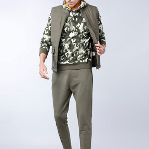 Sudadera con Capucha de Camuflaje para Hombre, Corte Regular, Tejido de Algodón, Informal, con Bolsillo Delantero, Estilo Otoñal - Product Image 4