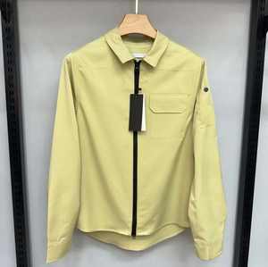 Veste décontractée pour homme grande taille CP Brand, légère, style chemise ample, design vintage classique, imprimé motif lentille, en tissu non tissé fin - Product Image 6