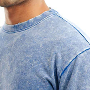 Fabricant sur mesure, vente en gros de t-shirts délavés à l'acide de haute qualité, t-shirts délavés à l'acide vintage pour hommes de bonne qualité pour l'été - Product Image 4