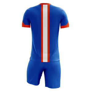 Ensemble maillot et short de football légers, uniforme de football respirant pour hommes, femmes et jeunes, entraînement d'équipe - Product Image 3