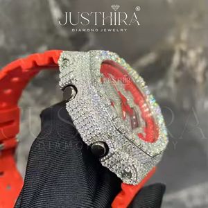 2026 <b>Top</b> Selling VVS Moissanite Diamond Iced-out Luxury G-Sh0ck Watch with Premium Finish for <b>Wedding</b> Engagement Gift For Unisex - Product Image 3